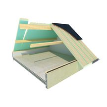 Panneau sandwich isolant Usystem Roof SW gypse H. 160 mm 0,6x3,0m