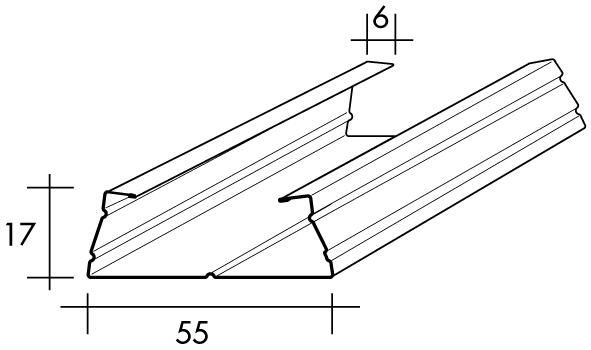 Fourrure 17/55 Feu - L. 3 m