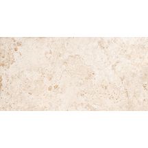 Carrelage grès cérame Tibur - travertin beige - 20x40 cm