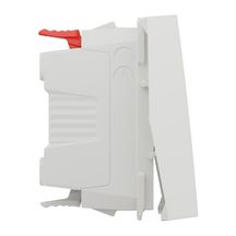 Interrupteur va-et-vient à connexion rapide Unica - 10A - blanc - 2 modules