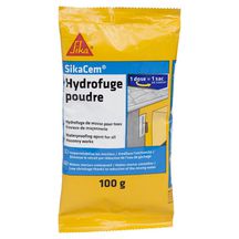 Hydrofuge pour béton/mortier SikaCem Hydrofuge Poudre - sachet de 100 g