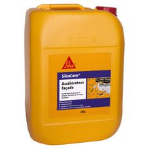 Accélérateur de prise pour enduit/mortier/béton Sikacem® Accélérateur Façade - bidon de 20 l