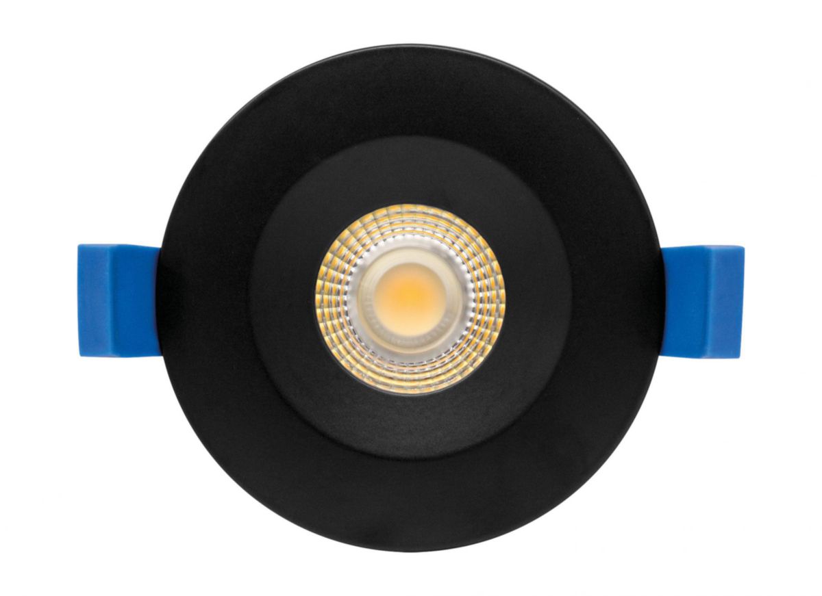 Encastré de plafond rond Led Aspen CCT - 5 W - noir