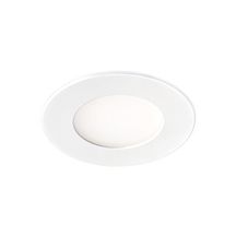 Downlight encastré Flat LED - 5 W - 4000 K - blanc