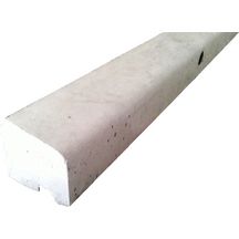 Becquet/larmier de protection + goutte d'eau droit - béton - 1 m x 5 cm