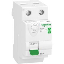 Interrupteur différentiel embrochable Resi9 XE - 2P - type A - 30 mA - 63A