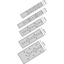 Feuillard perforé - acier galvanisé - 50x30x1,5 mm