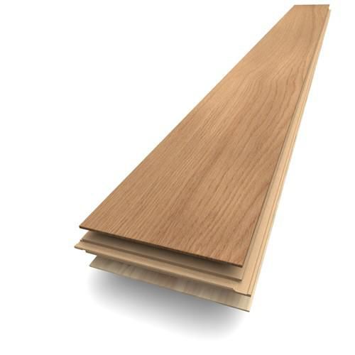 Parquet contrecollé monolame Diva 184 Clic - chêne zénitude bois flotté - L. 495/1992 mm - l. 184 mm - ép. 12 mm