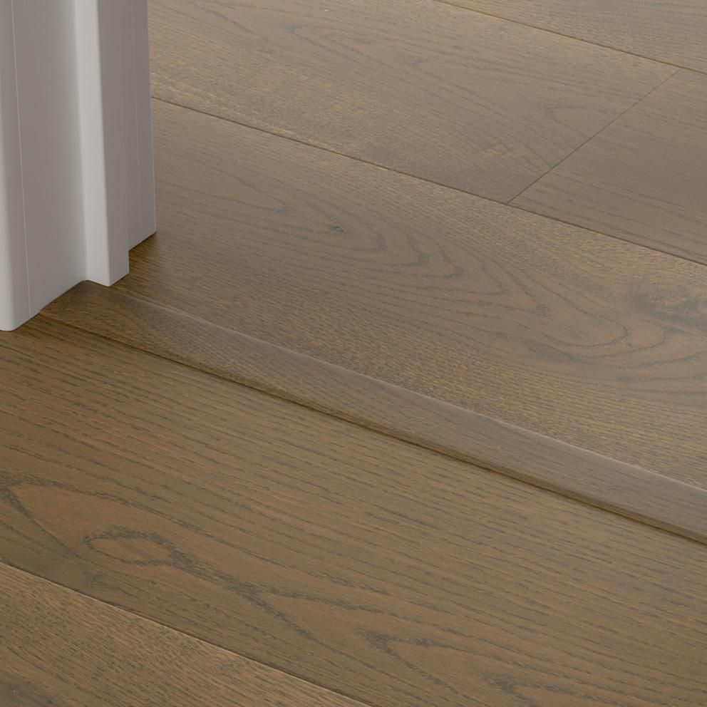 Profilé de finition replaqué vrai bois sur MDF Incizo 5676 - chêne marron vieilli extra mat - L. 2,15 m - 17x54 mm