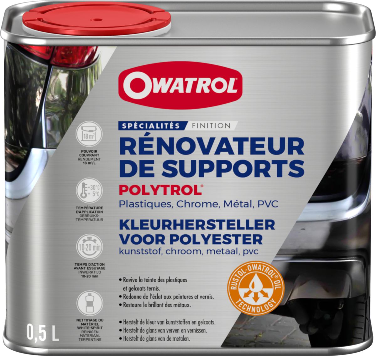 Polytrol bidon de 0,5 litre