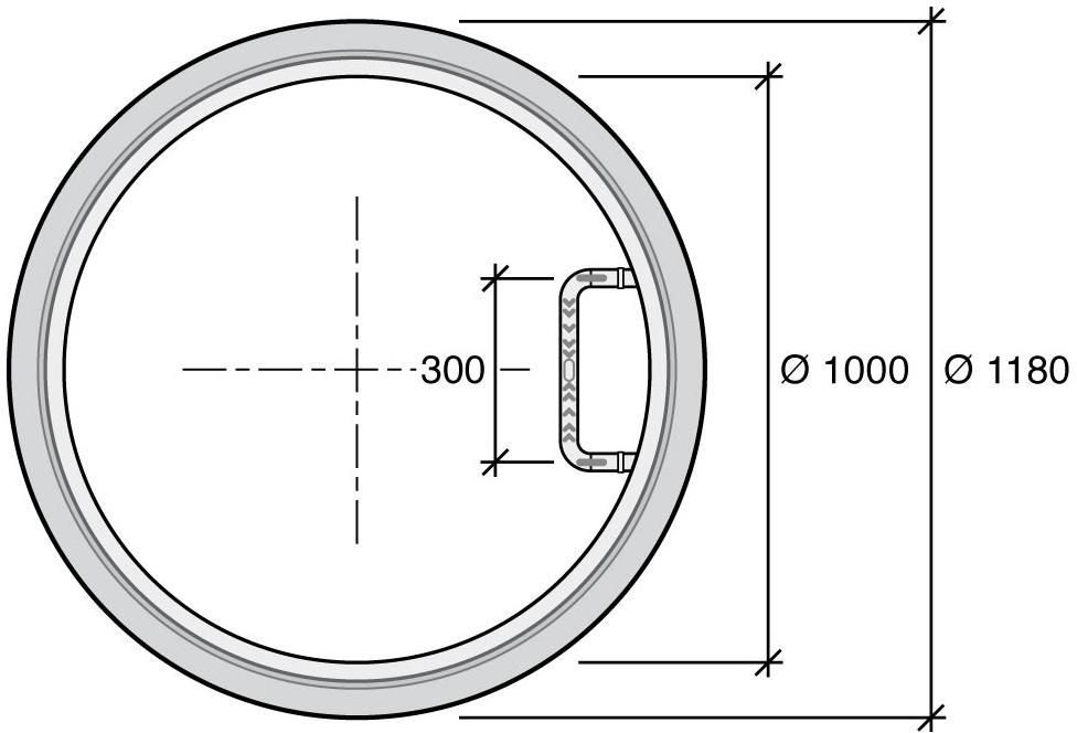 Elément droit dn1000 di hu900 emb jplas 3ech