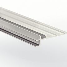 Sous-profilé de base aluminium Incizo pour escaliers et parquets - 18,5x70x 2150 mm