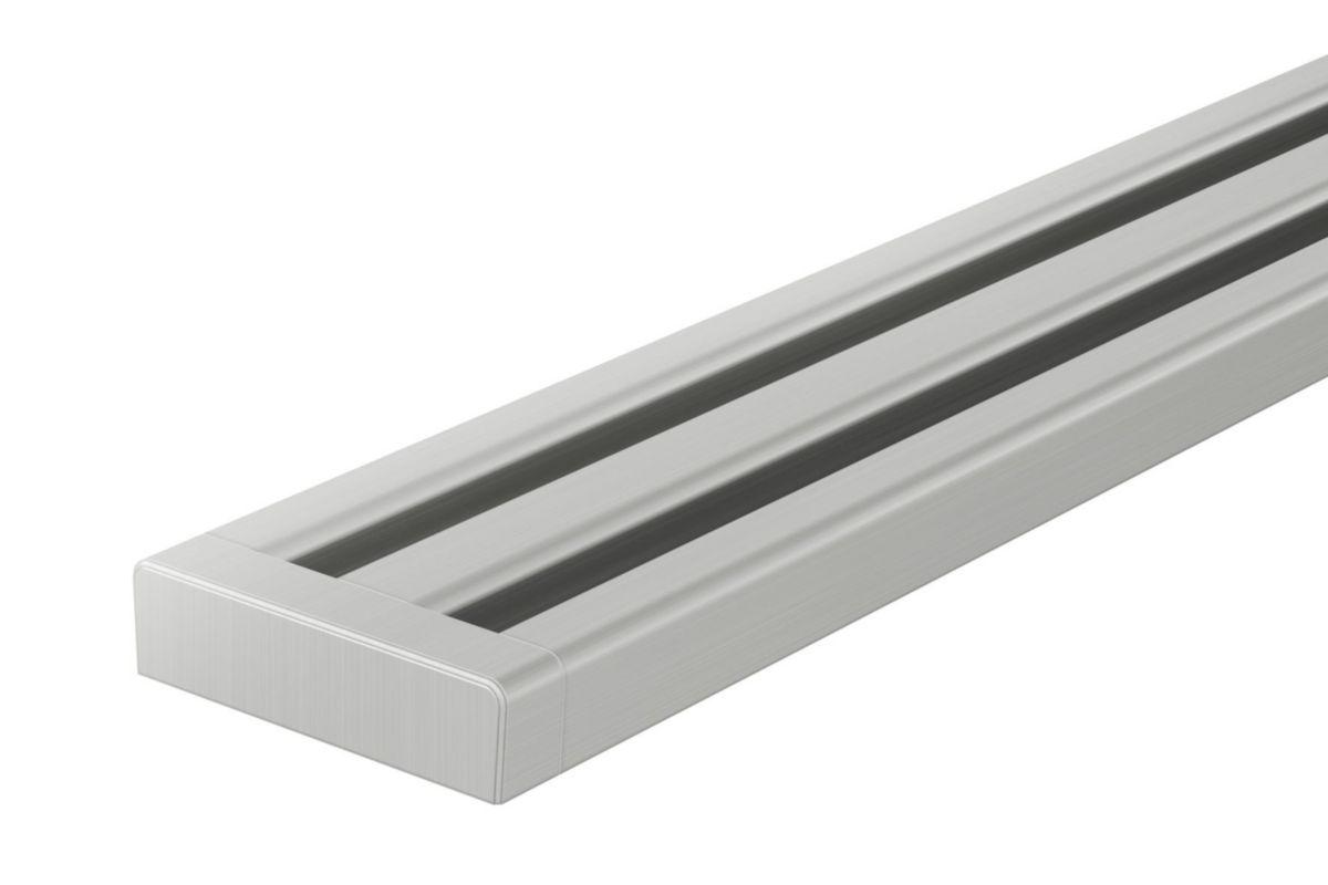 Caniveau filant Kerdi Line Vario WAVE - inox brossé V4A - L. 1,2 m