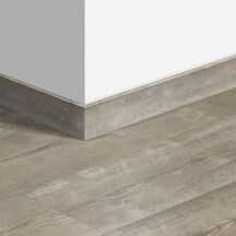 Plinthe vinyle LVT pour parquet 40074 - chêne cérusé gris - L. 2,4 m - 12x58 mm