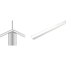 Profilé de finition aluminium pour dalle Revela - angle intérieur - naturel - L. 2,6 m - 12x12 mm