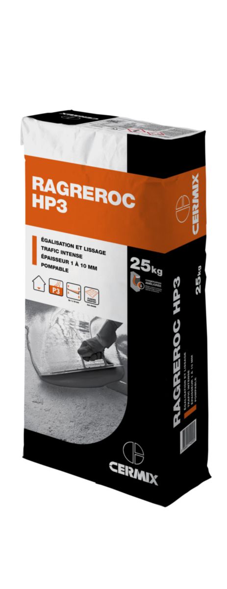 Ragréage Ragreroc HP3 - gris - sac de 25 kg