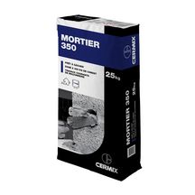 Mortier Cermix 350 gris sac de 25kg réf. 0012112101