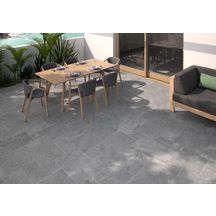 Carrelage sol extérieur grès cérame antidérapant Modular Concept - Giant - grey multiformat - 44x66/44x44/22x44/22x22 cm