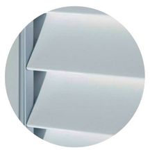 Profil PVC - blanc - L. 1,8 m