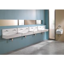 Lavabo DUO 100 x 37 céramique blanc Réf. EN290-00