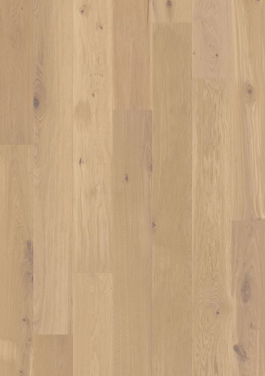 Parquet contrecollé Palazzo - chêne amande blanc huilé - 190x1820 mm - ép. 13,5 mm