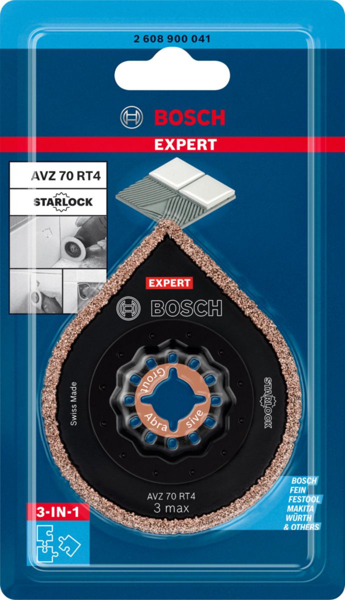 Lame segment pour outils multifonctions Expert 3 max AVZ 70 RT4 - Ø 70 mm