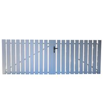 Portillon battant PVC Jarama - blanc RAL 9010 - 1x1,4 m