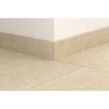 Plinthe standard à bords droits pour sol stratifié 5486 - limestone - L. 2,4 m - 12x58 mm