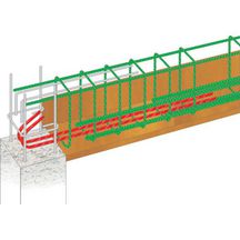 Armature de poutre vulcain v 550x12x55cm