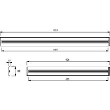 Kit de réhausse (11 pieds + tablier basic) pour receveur FLIGHT réf E6250500