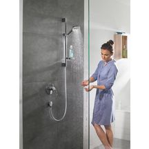 Ensemble barre de douche 65cm Crometta Vario 2 jets avec porte-savon 26553400