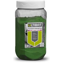 Colorant pour béton, ciment, chaux et plâtre - vert -ULTIBAT  pot de 700 g