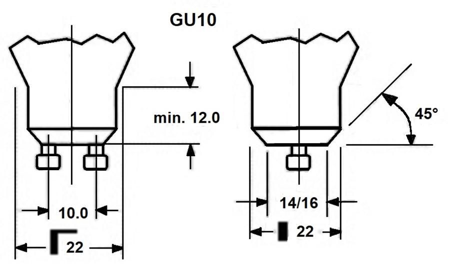 Lampe LED à réflecteur RefLED ES50 - 4,2 W - 345 lm - 3000 K - culot GU10 - corps blanc - angle faisceau 36°