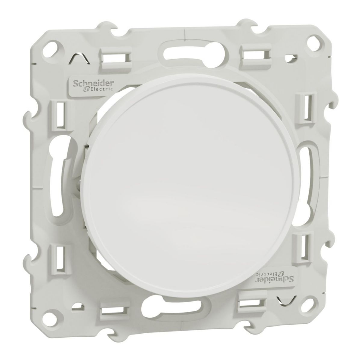 Obturateur Odace - sans plaque - blanc brillant