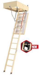 Escalier escamotable LWT thermo-isolant - U=0,51 W/m²K. - H. 280 cm - dim. caisson 120x60 cm