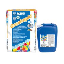 Mortier colle amélioré à prise rapide en poudre Mapei Granirapid gris sac de 25 kg 140125