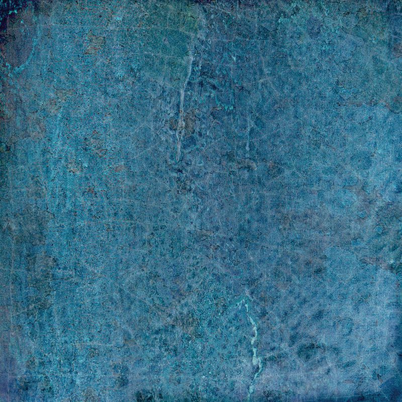 Faïence murale Dyroy - blue brillant - 10x10 cm