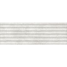 Faïence Retro - décor Wave - off white mat - 25x75 cm - ép. 9 mm