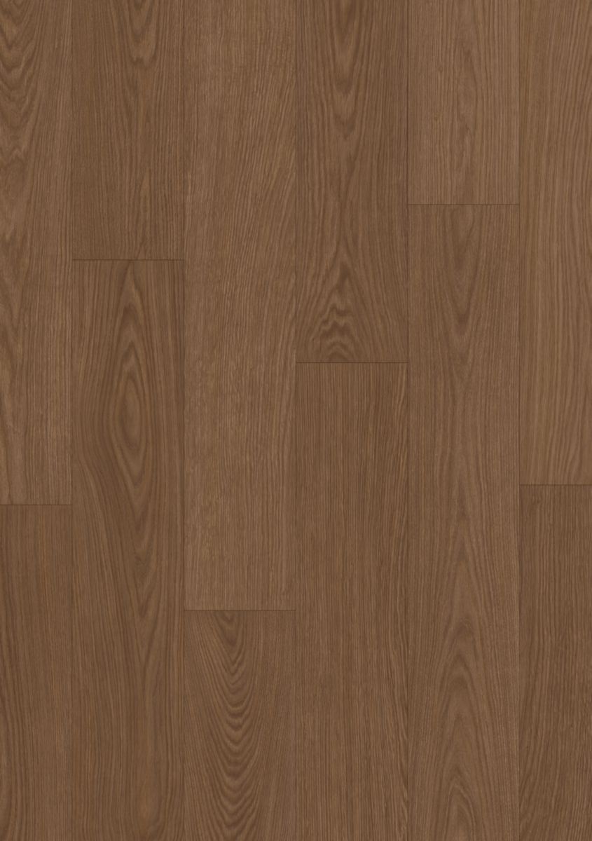 Sol intérieur vinyle LVT résistant à l'eau Blos - chêne cacao - 1251x189 mm - ép. 5 mm