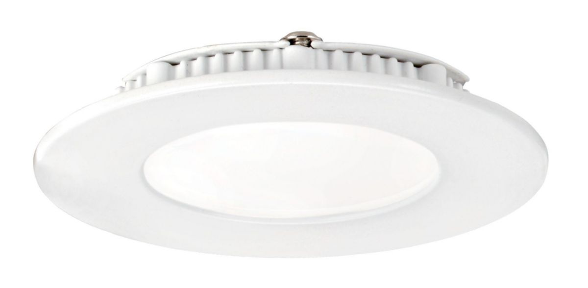 Downlight encastré Flat LED - 5 W - 4000 K - blanc