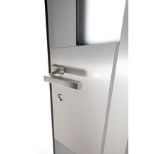 G1.Porte d'entrée Aluminium 85 Modèle Java