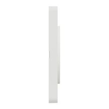 Plaque de finition pour prise murale Odace Touch - 1 poste - blanc brillant