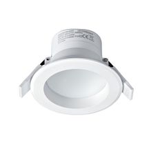 Spot fixe LED pour salle d'eau Grace - 7W - 4000 K - 660 lm - Ø 92 mm - blanc