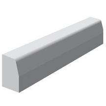 Bordure béton gris T1 classe U+B 12 x 20 cm longueur 1,00m NF ST