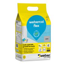 Mortier-colle pour carrelage grand format webercol flex - gris - sac de 5 kg