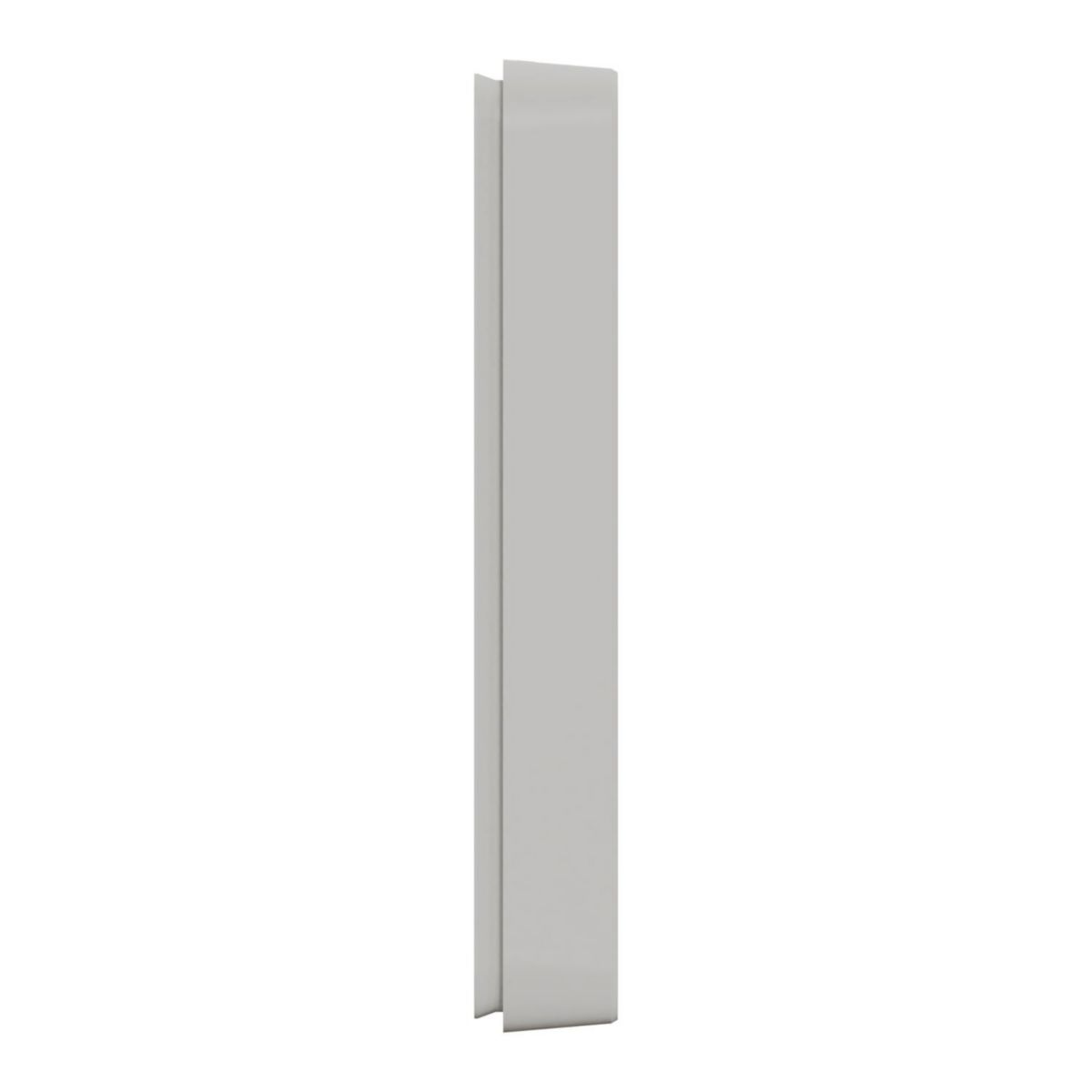 Cadre vertical Mureva Styl - 2 postes - encastré - IP55 - IK08 - blanc