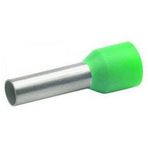 Embout de câblage pré-isolé - vert - section 6 mm2 - L. 12 mm - boîte de 100 pcs