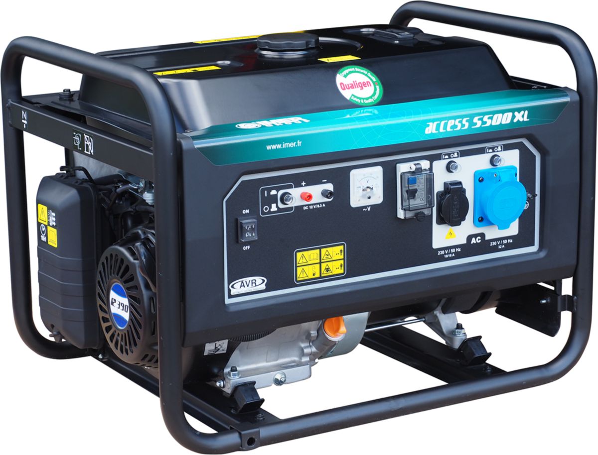 Groupe électrogène grand réservoir Access 5500 XL - 6,9 kVA / 5,5 kW