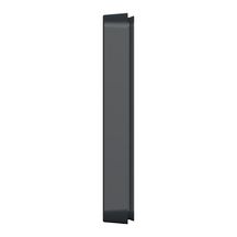 Cadre vertical Mureva Styl - 2 postes - encastré - IP55 - IK08 - gris