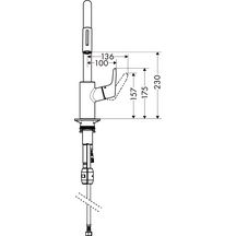 Mitigeur de cuisine Focus douchette extractible réf. 31815000